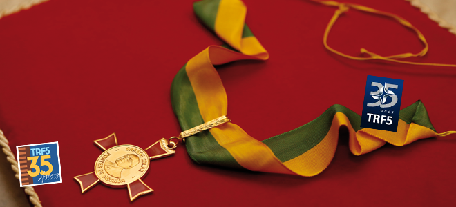 Acesse a notícia completa: TRF5 realiza cerimônia de entrega da Medalha Pontes de Miranda no dia 4 de abril 