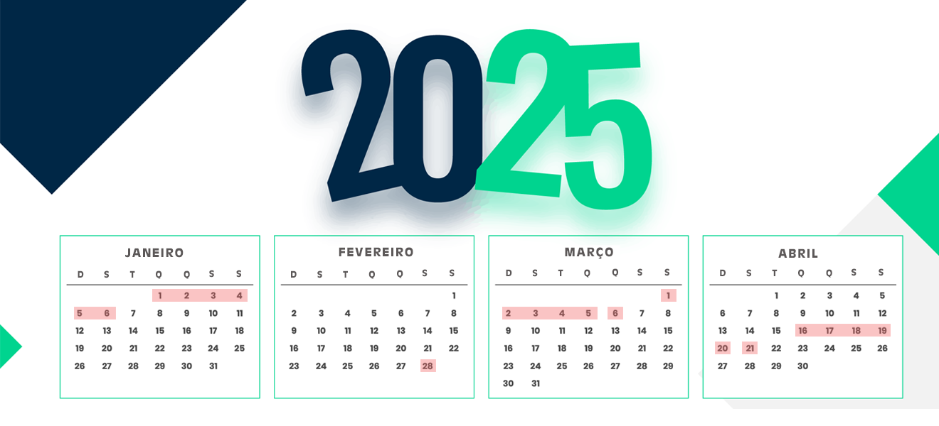 Acesse a notícia completa: TRF5 divulga calendário de feriados de 2025 