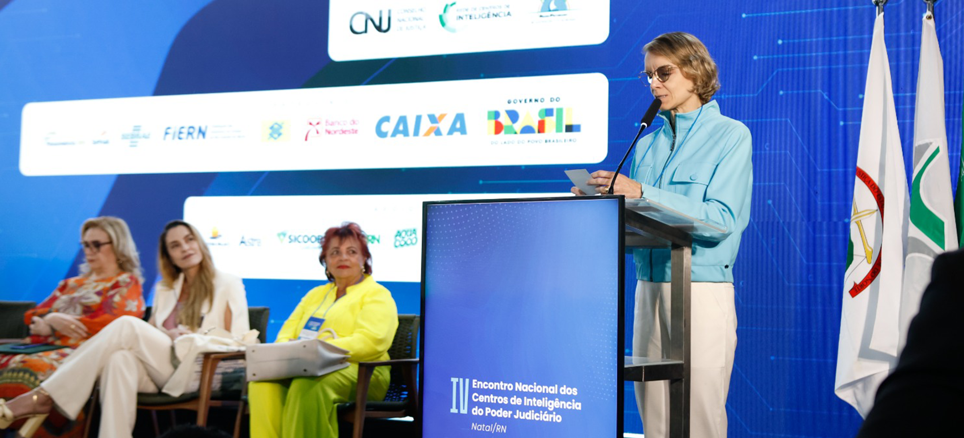 Acesse a notícia comleta: Joana Carolina palestra durante IV Encontro Nacional das Redes de Inteligência do Poder Judiciário 