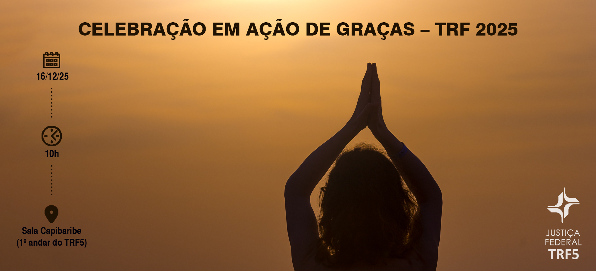 Acesse a notícia comleta: TRF5 promove celebração em ação de graças na próxima terça-feira (16)