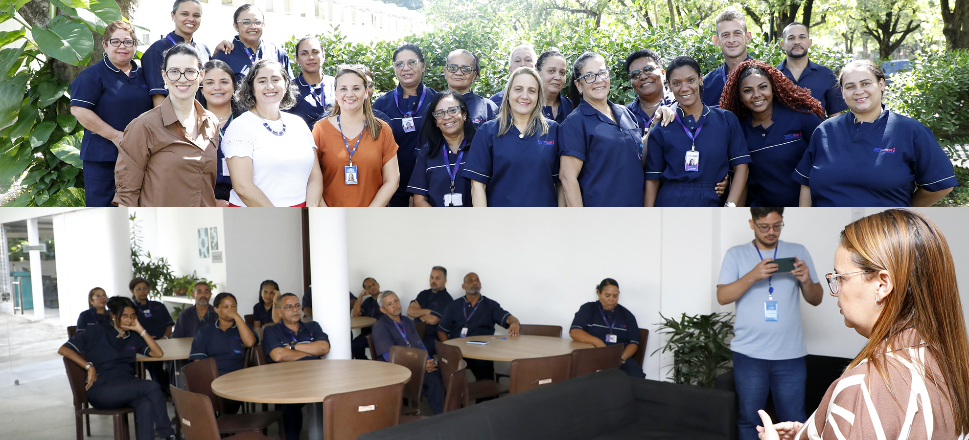 Acesse a notícia comleta: Terceirizados(as) do TRF5 participam de oficinas sobre coleta seletiva e manejo de resíduos 
