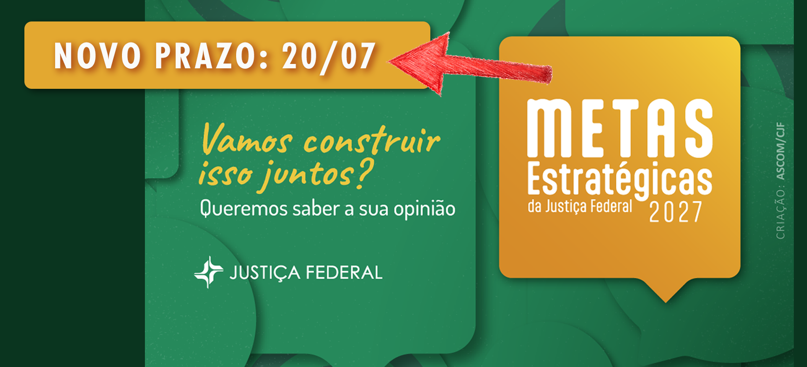 Acesse a notícia comleta: Consulta pública sobre metas para 2027 tem prazo prorrogado para 20/07