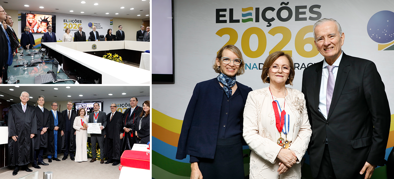 Acesse a notícia comleta: Membros do TRF5 prestigiam homenagens à ministra do STJ Marluce Caldas