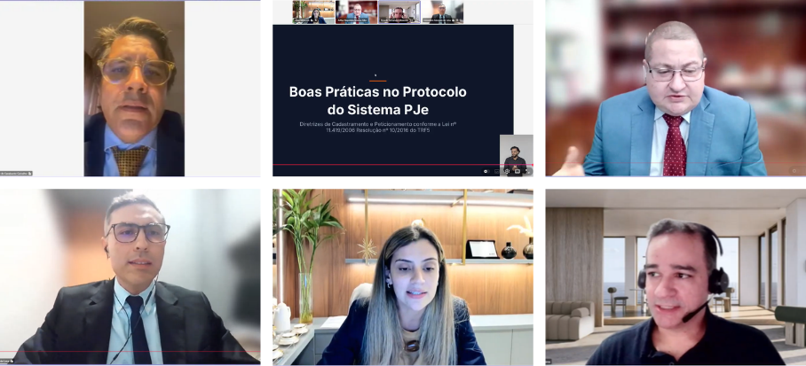 Acesse a notícia comleta: Live reúne Justiça Federal e advocacia para aprimorar o cadastro de ações nos Juizados Especiais Federais
